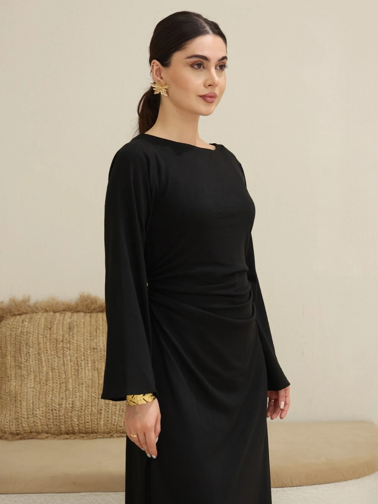 Taylor Ruching Long Dress - Image 6