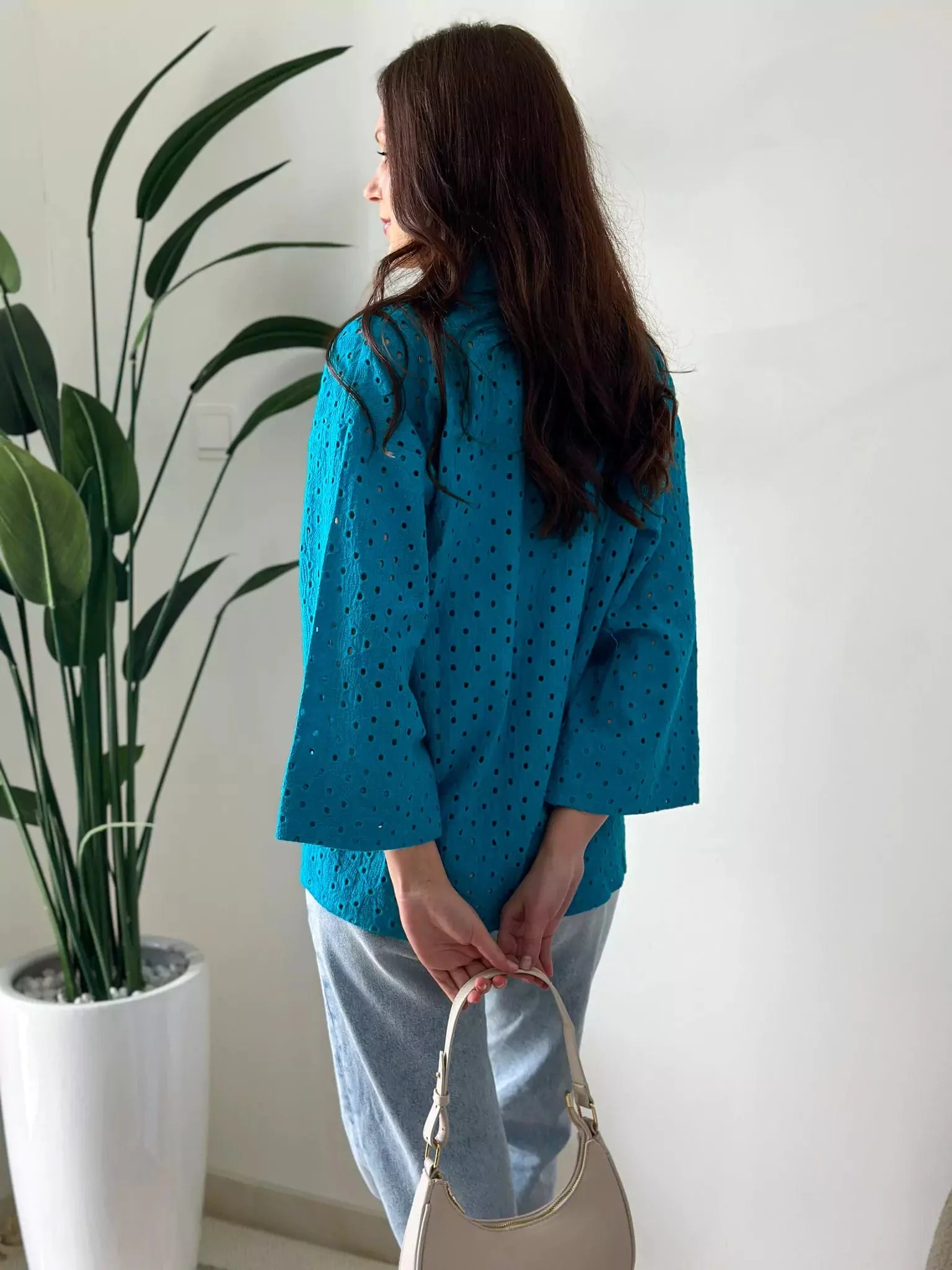 Tealicious Cutwork Shirt With Inner - Image 5