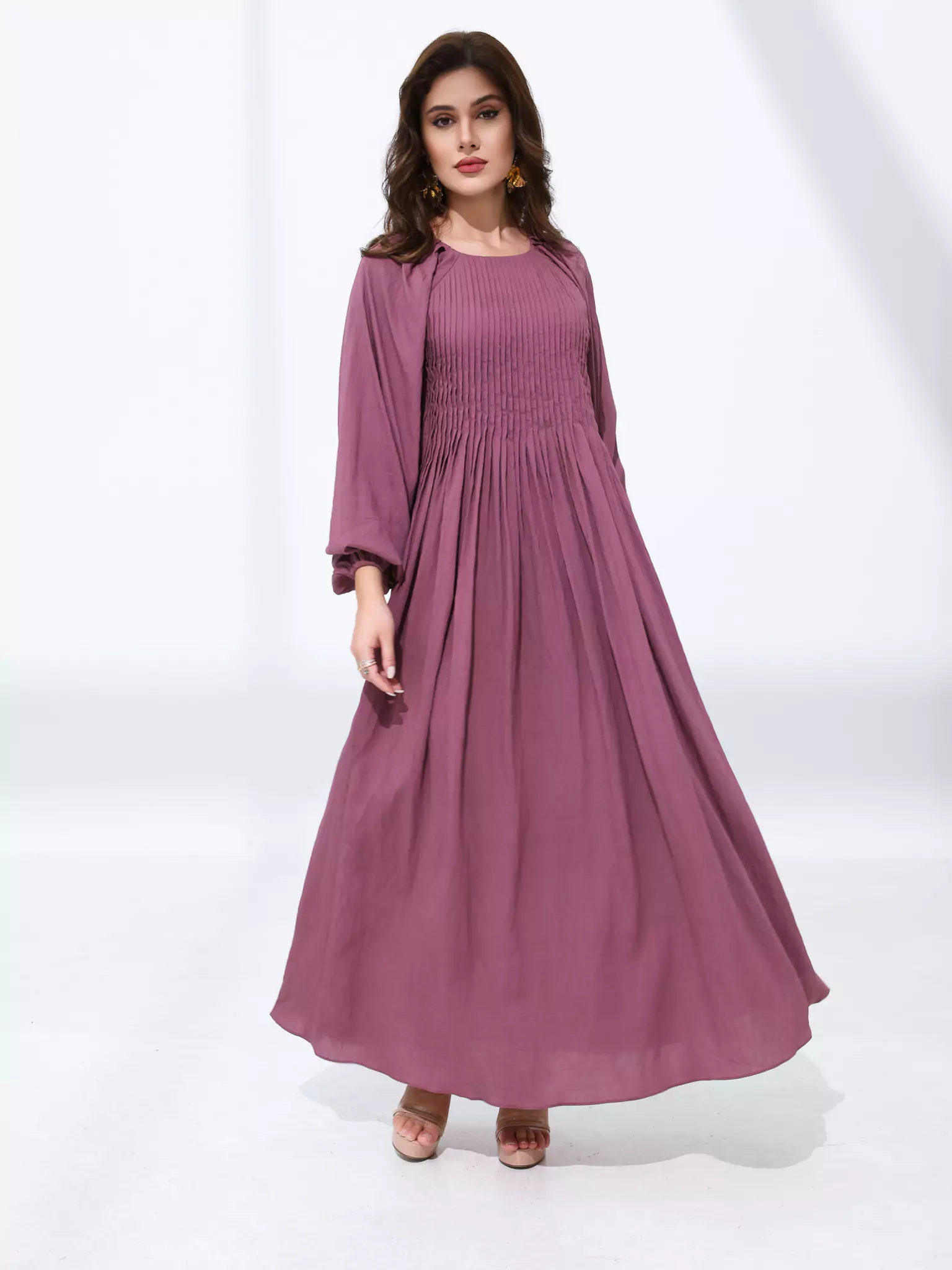 Tessa Pleated Dress - Image 6