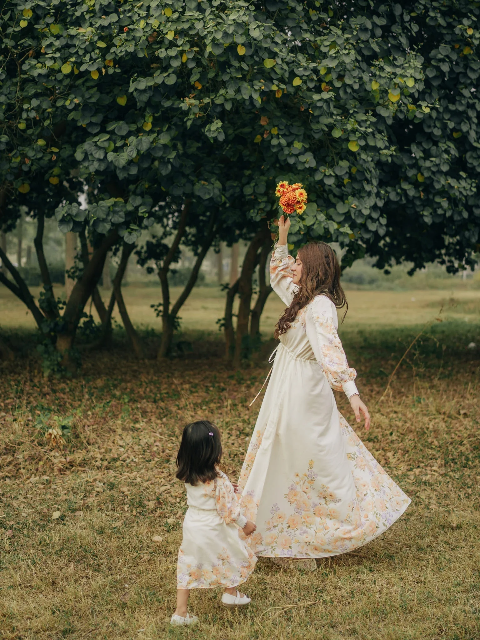 Venice Floral Long Dress - Image 11