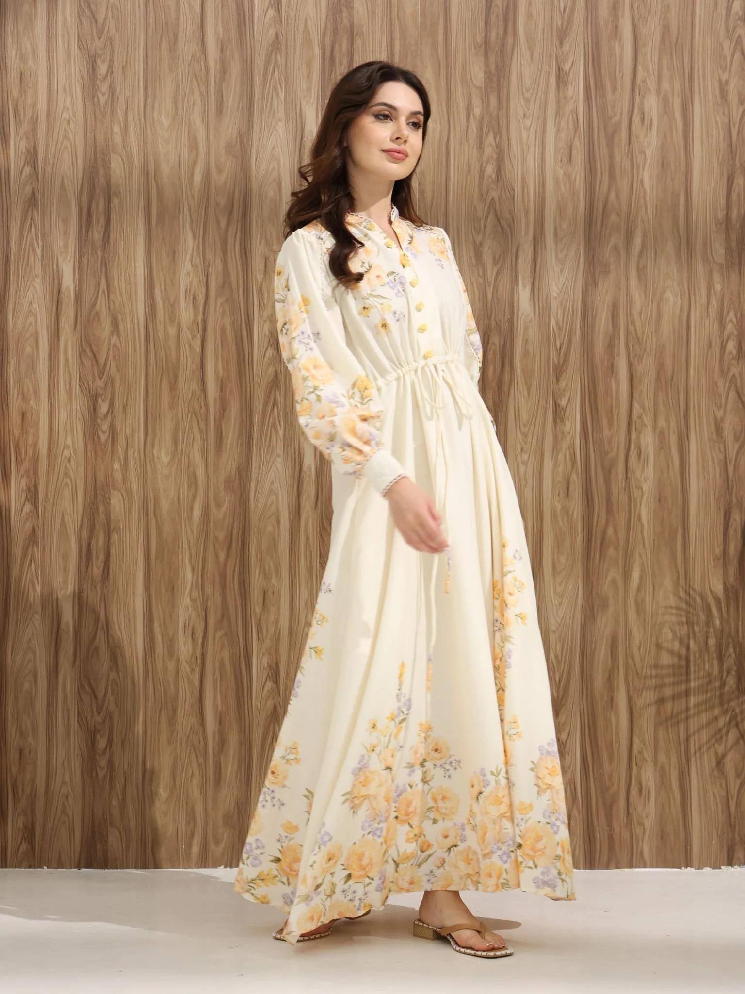 Venice Floral Long Dress - Image 12