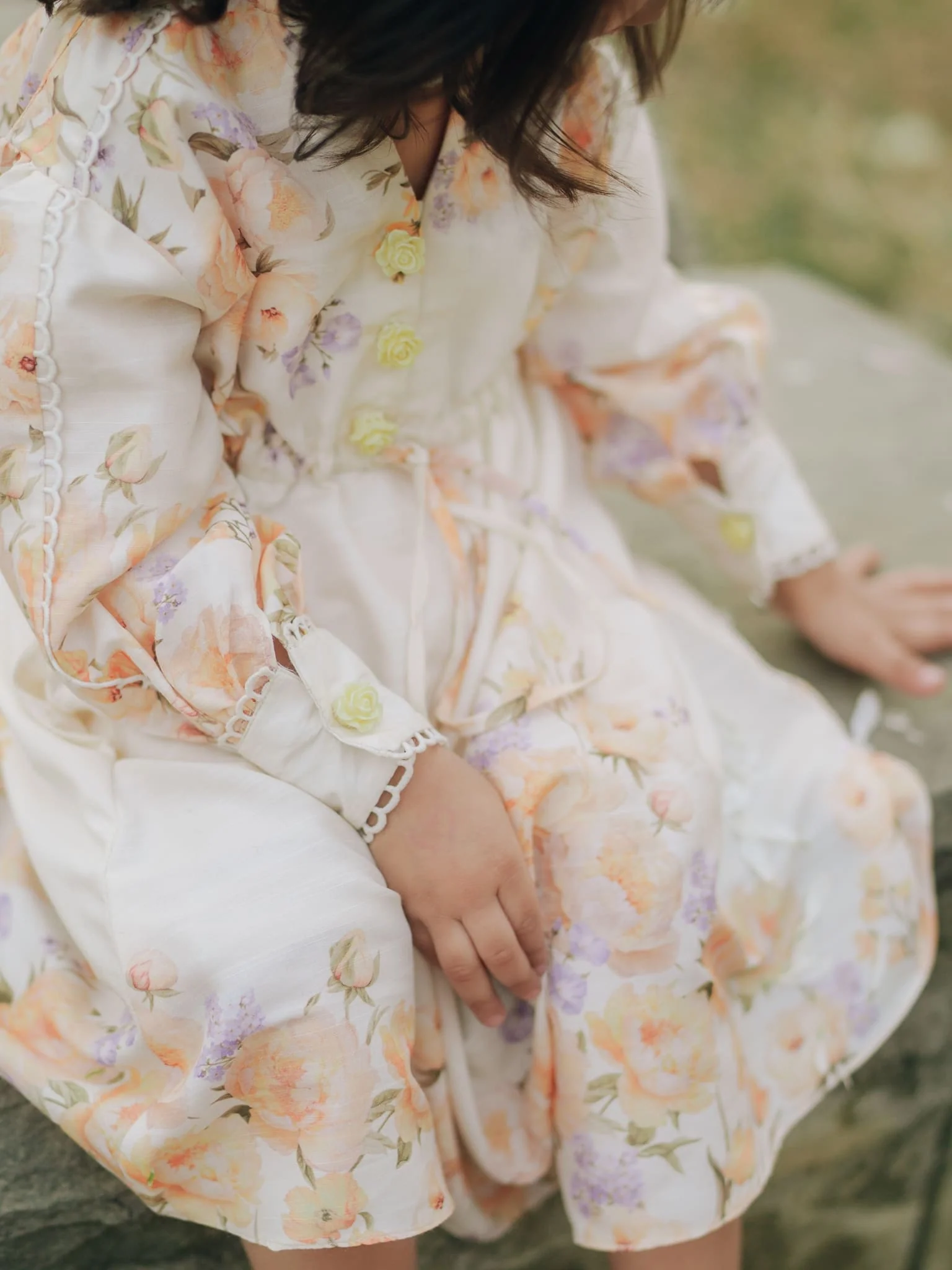 Venice Floral Long Dress - Image 14