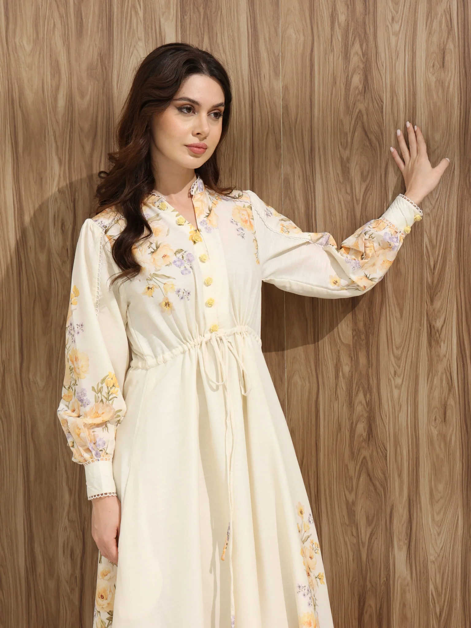 Venice Floral Long Dress - Image 18