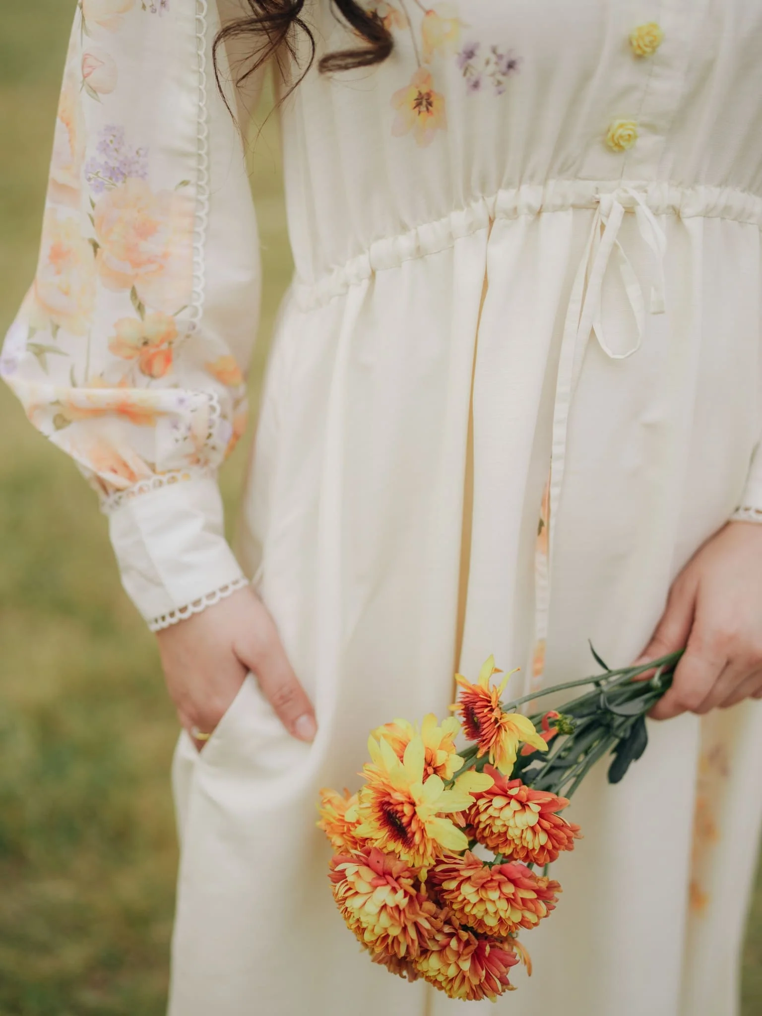Venice Floral Long Dress - Image 22