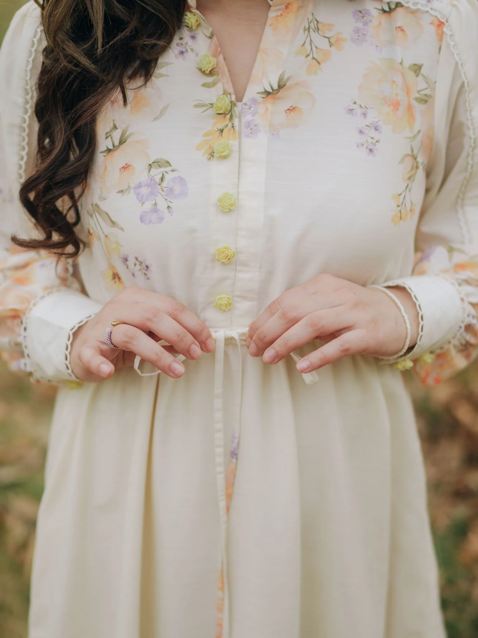 Venice Floral Long Dress - Image 23
