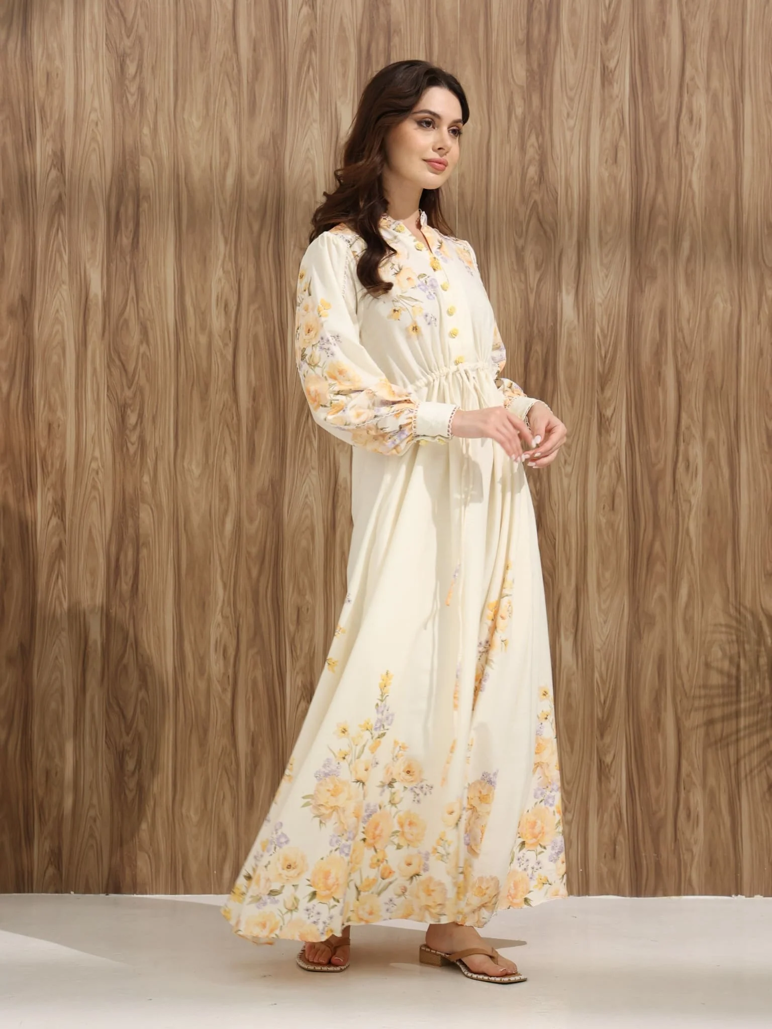 Venice Floral Long Dress - Image 24