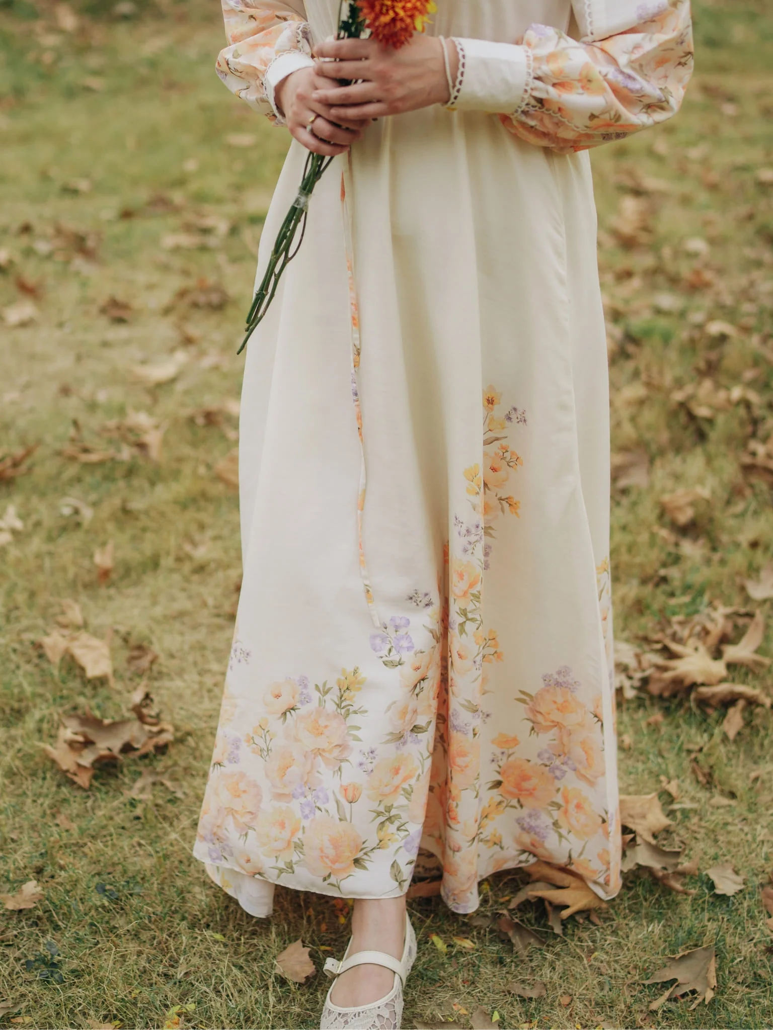 Venice Floral Long Dress - Image 26