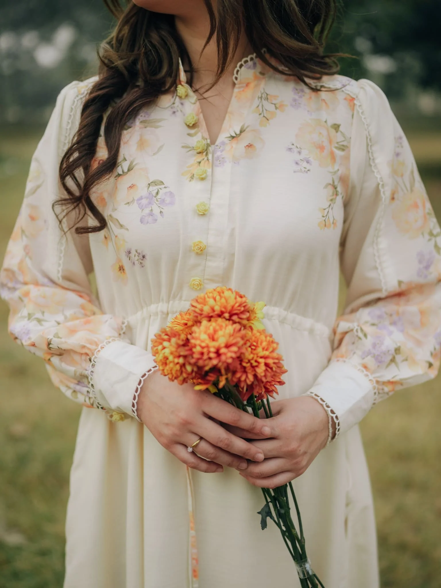 Venice Floral Long Dress - Image 6