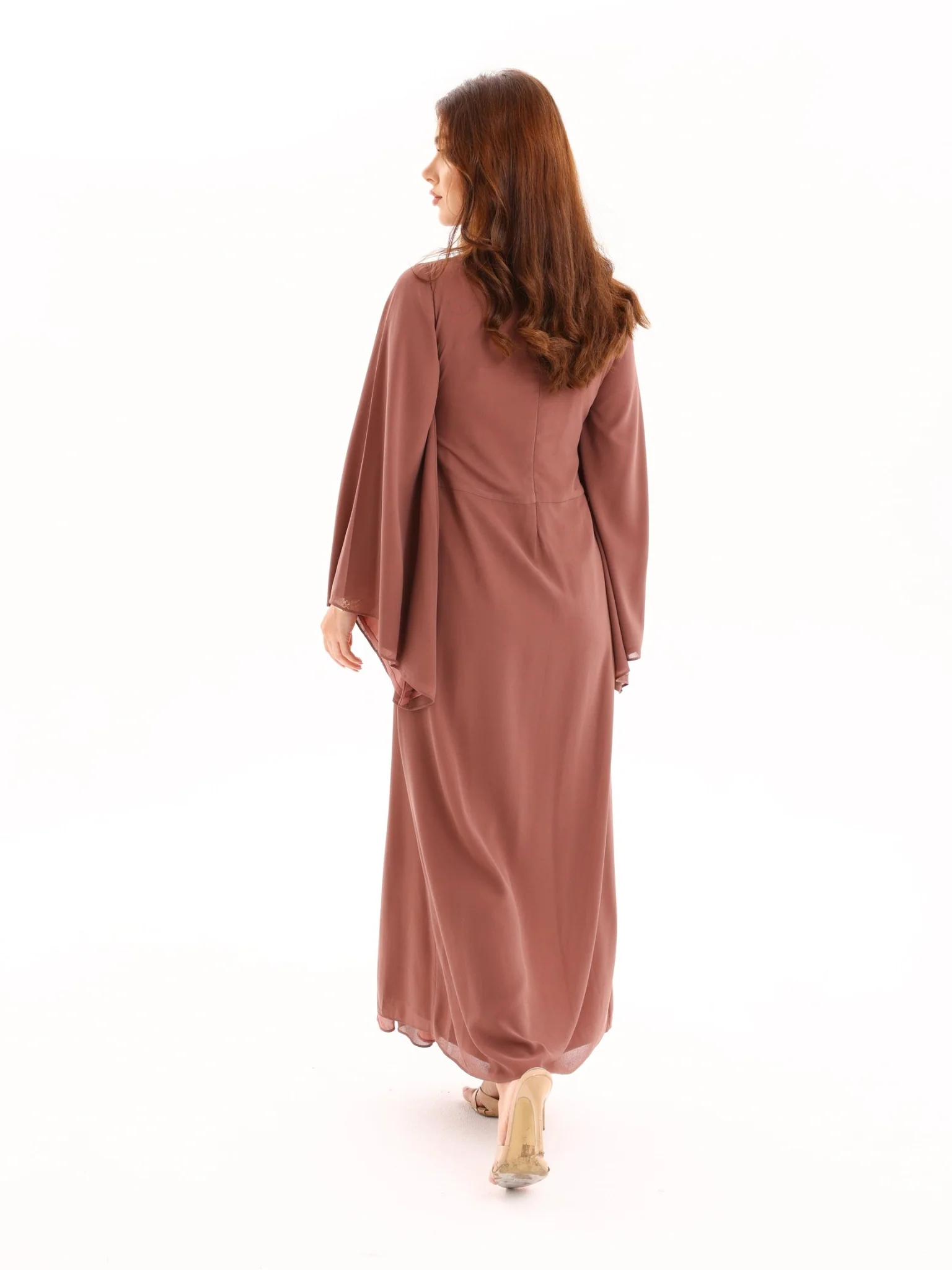Vinea Dusty Mauve Long Dress - Image 4
