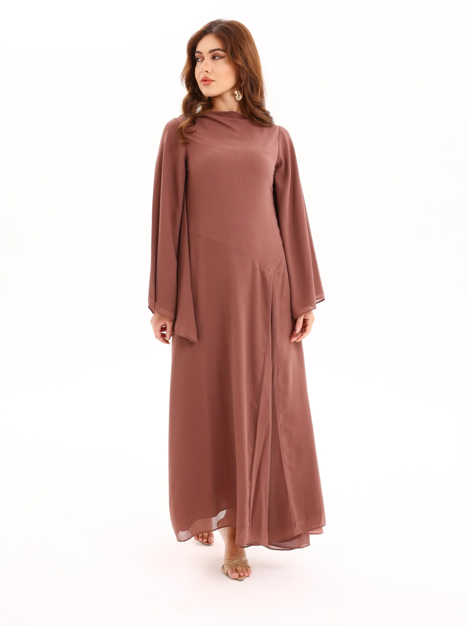 Vinea Dusty Mauve Long Dress - Image 5