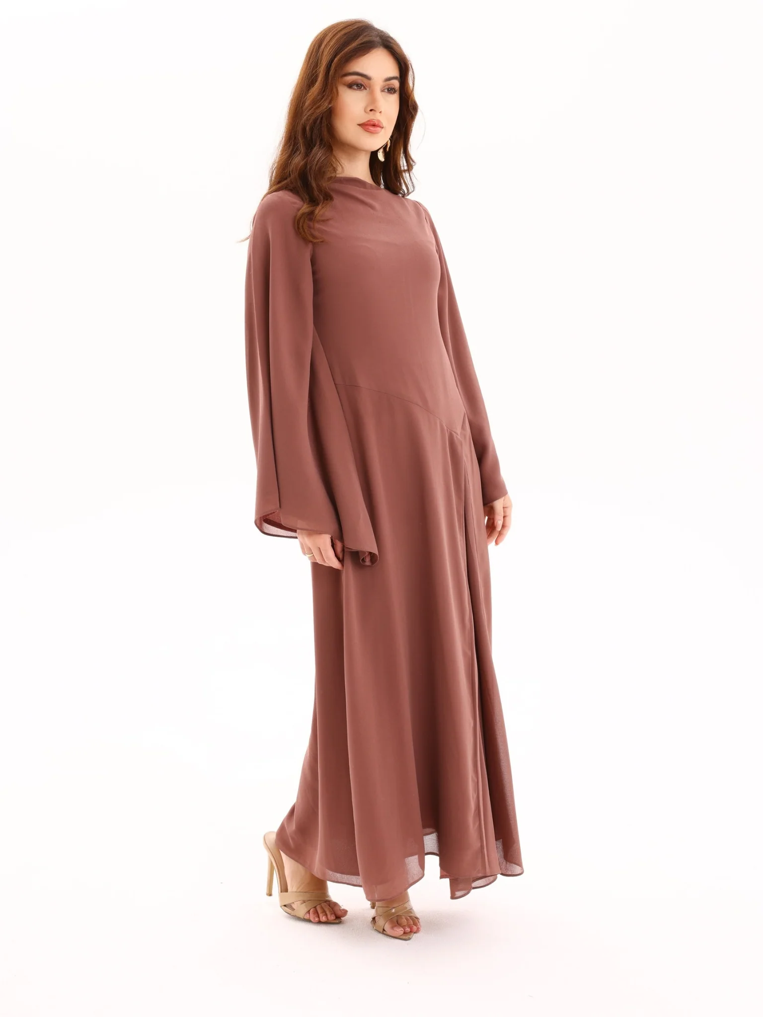 Vinea Dusty Mauve Long Dress - Image 7