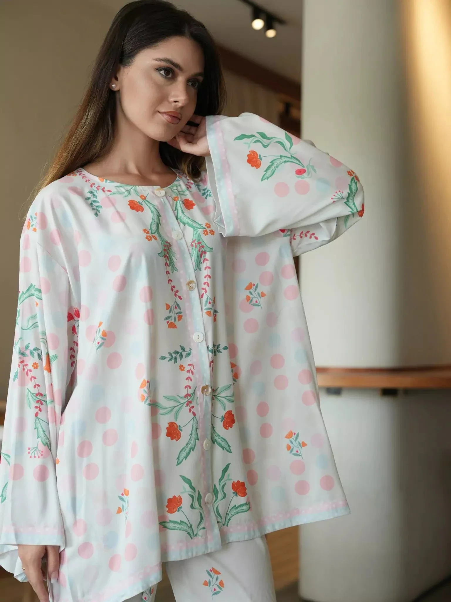 Whit Pastel Co Ord Set - Image 5
