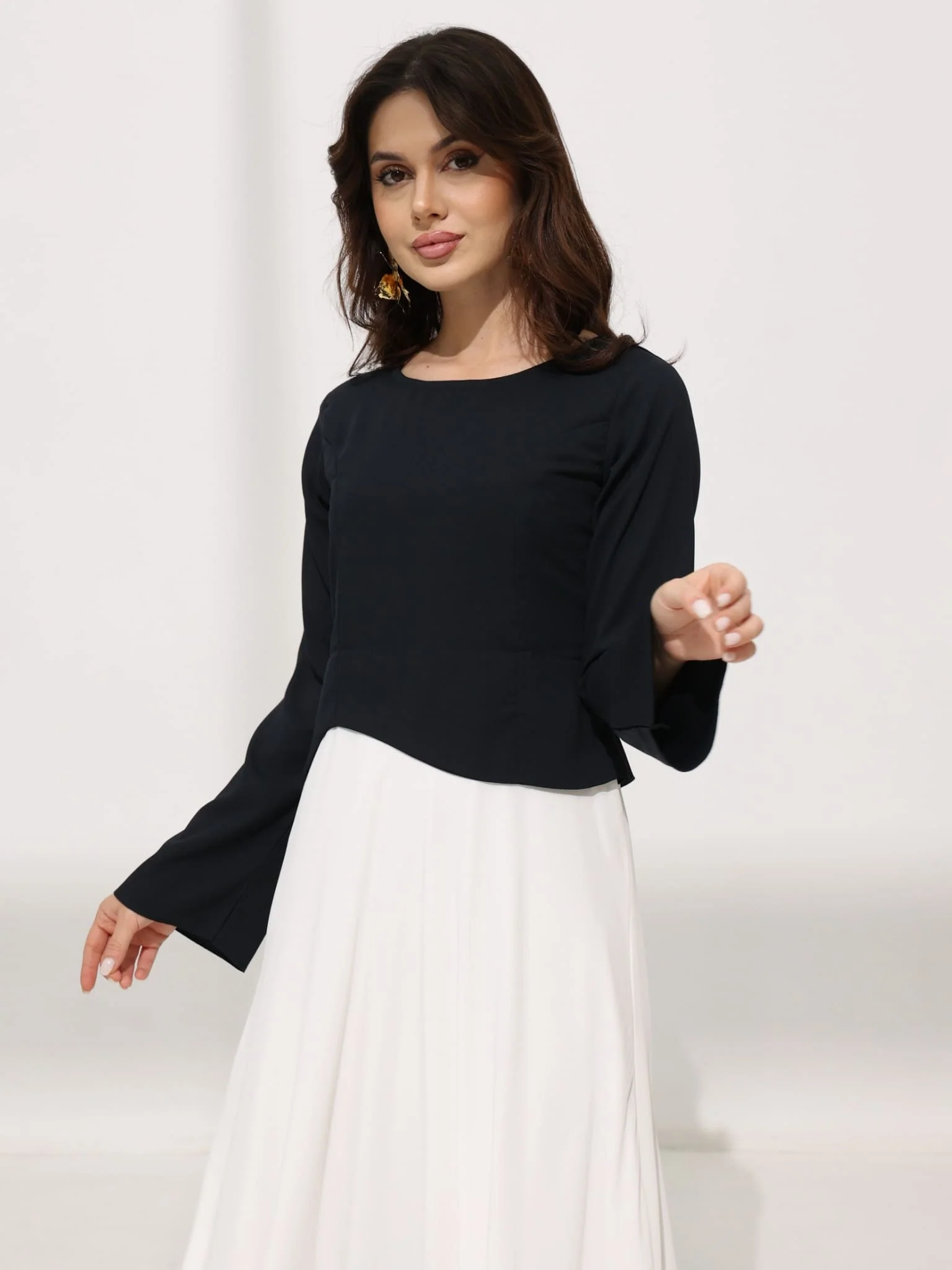 Wyler Black And White Dress - Image 7