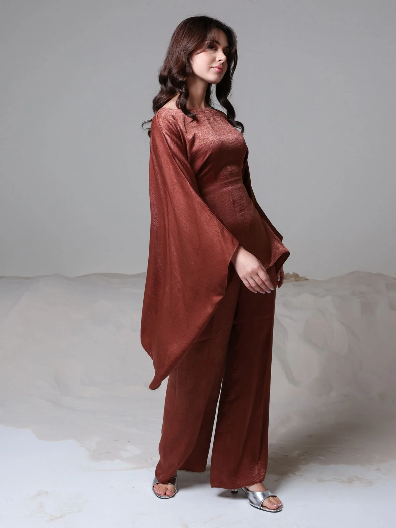 Xylia Butterfly Soft Silk Shirt - Image 4