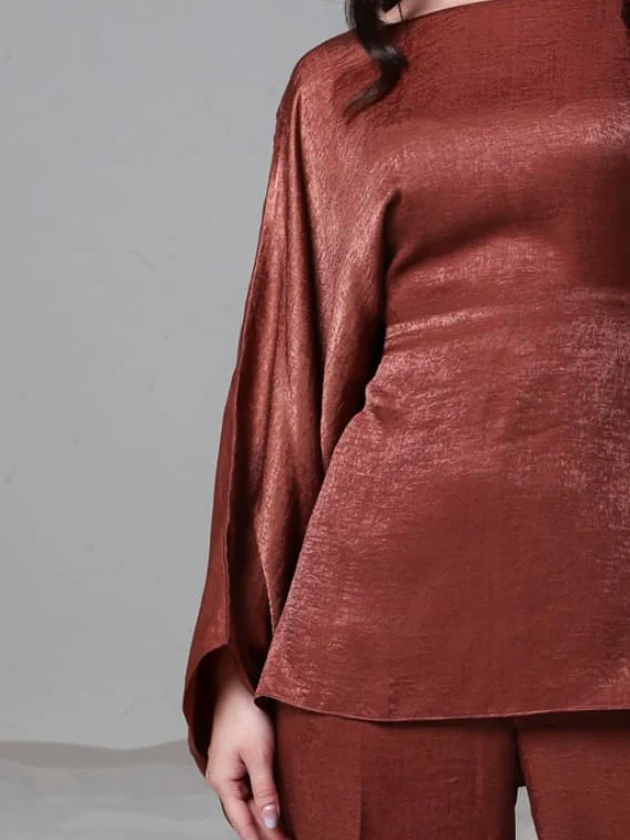 Xylia Butterfly Soft Silk Shirt - Image 6