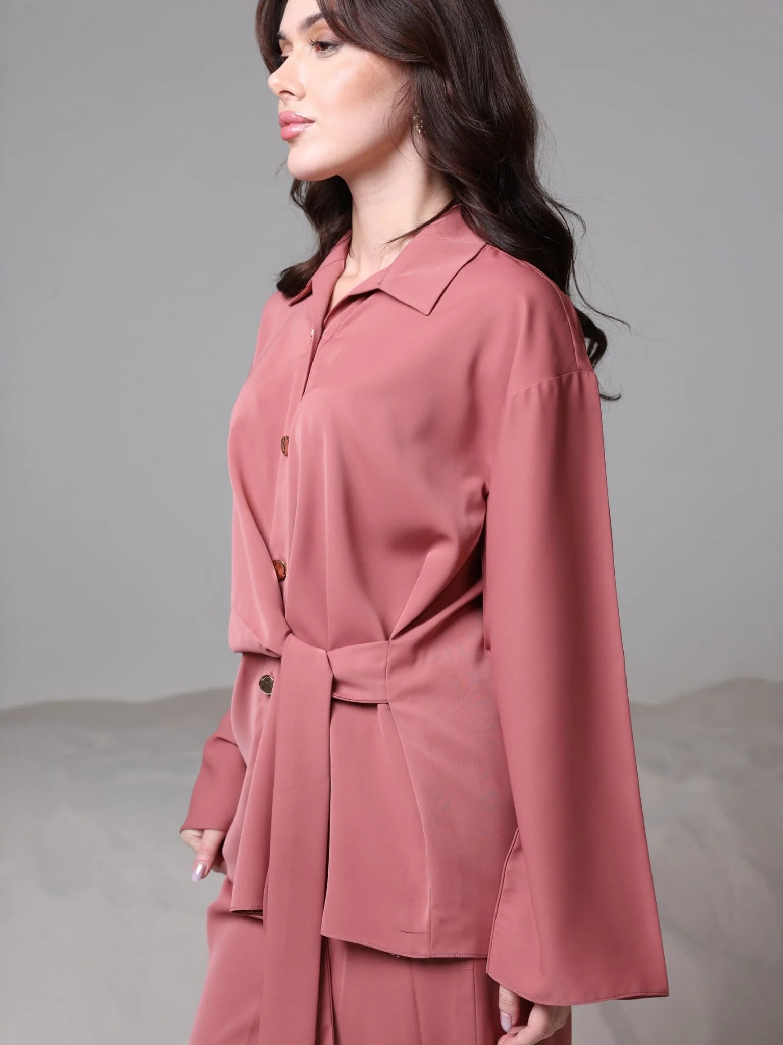 Yuna Knot Peach Co Ord Set - Image 4