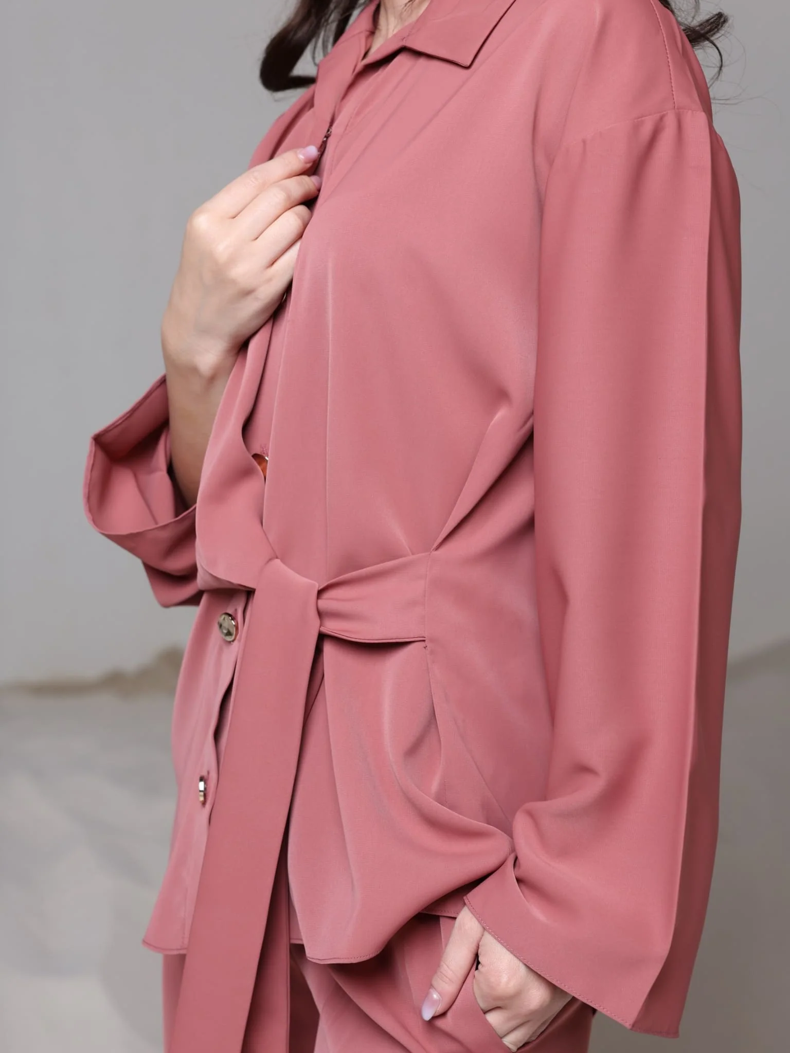Yuna Knot Peach Co Ord Set - Image 9