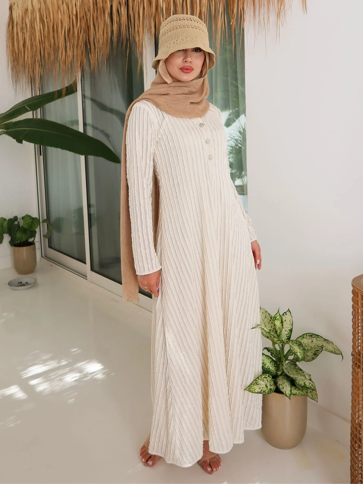 Ziva Crochet Long Dress - Image 12