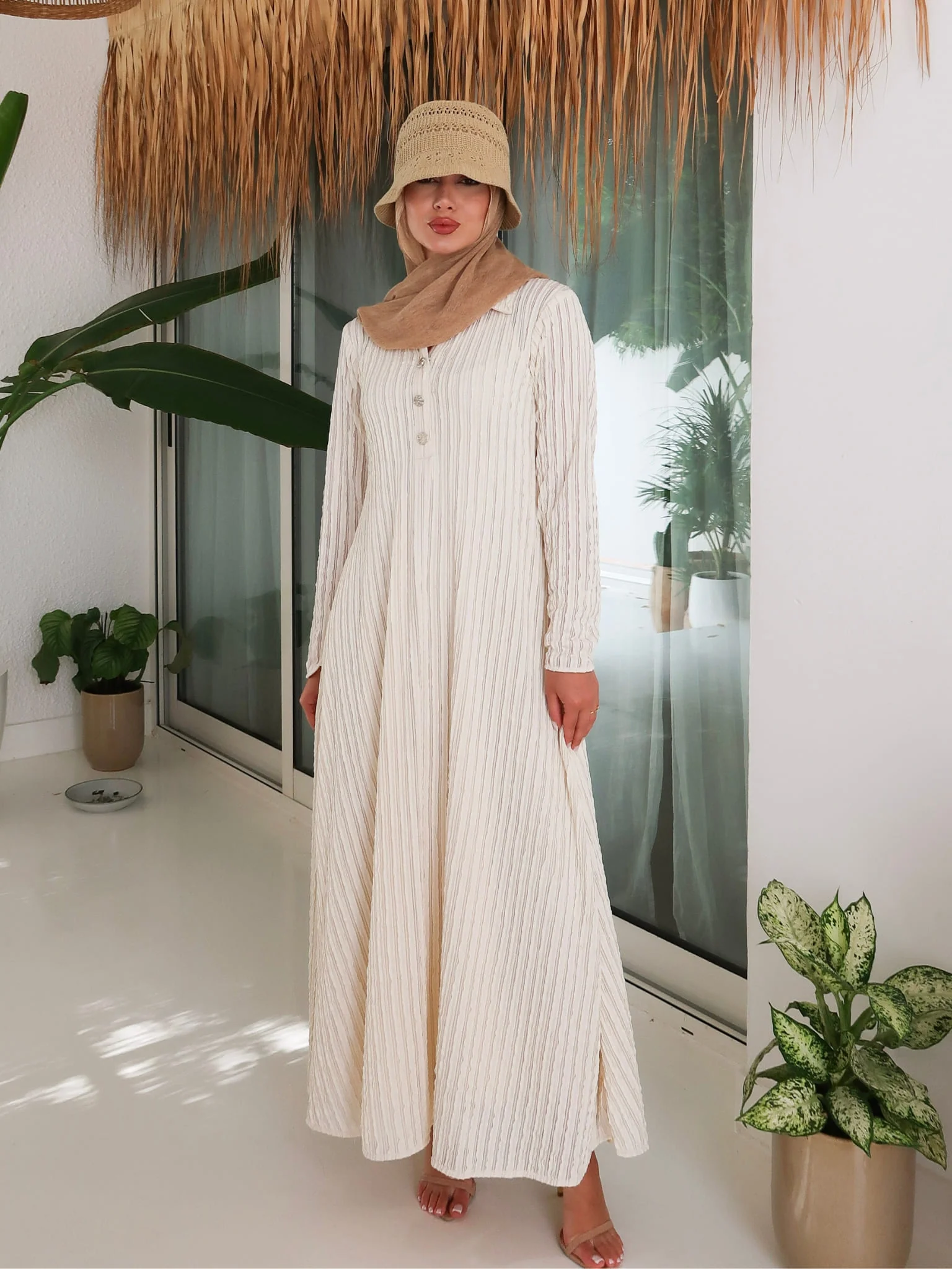Ziva Crochet Long Dress - Image 13