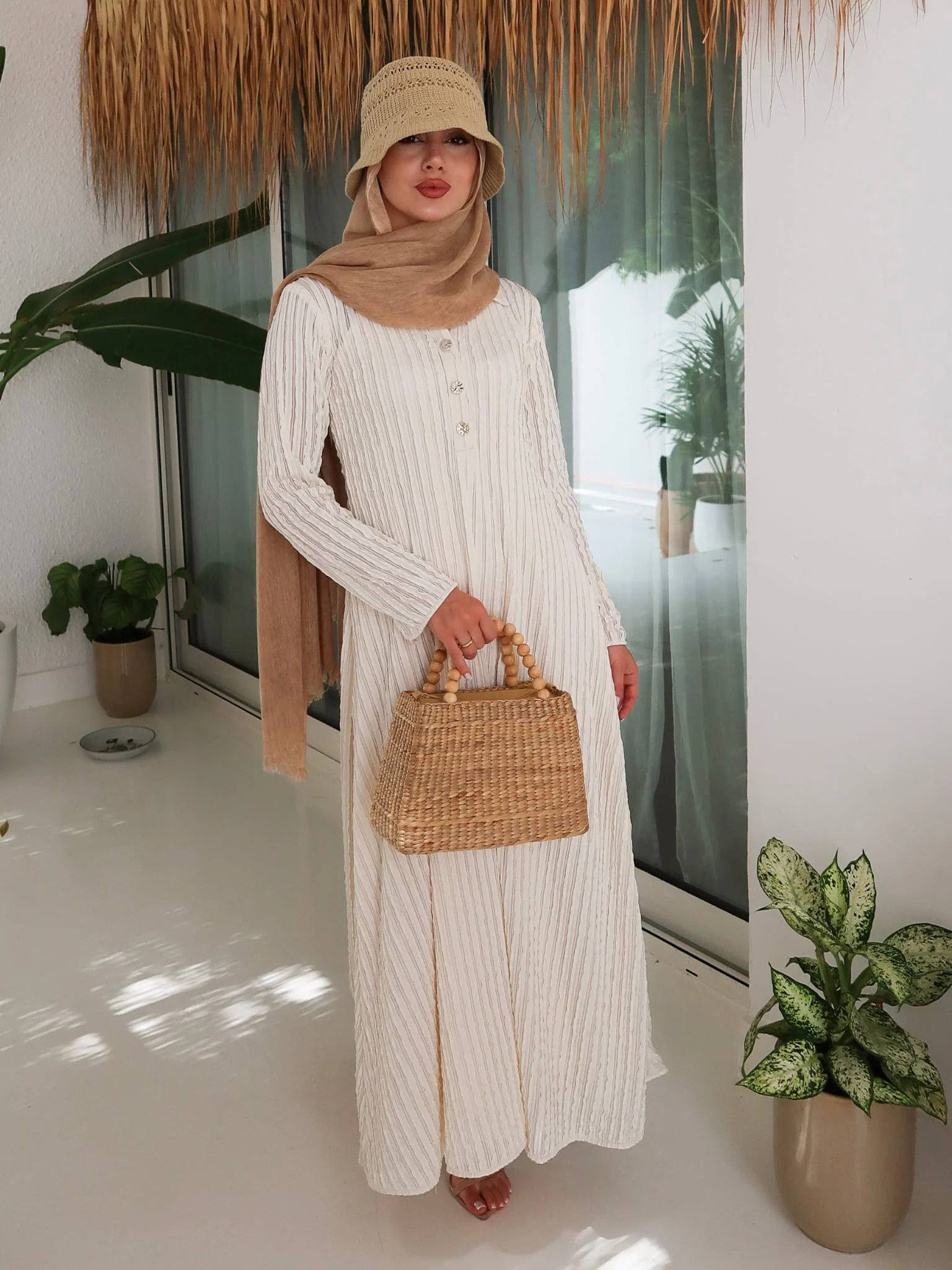 Ziva Crochet Long Dress - Image 15