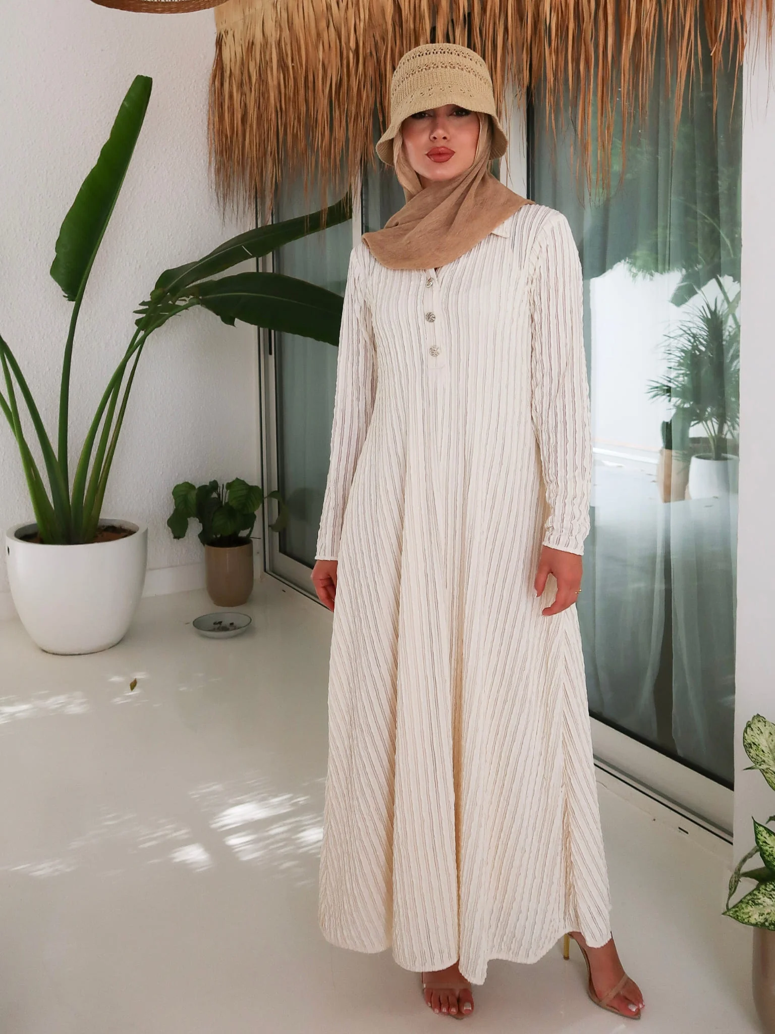 Ziva Crochet Long Dress - Image 4