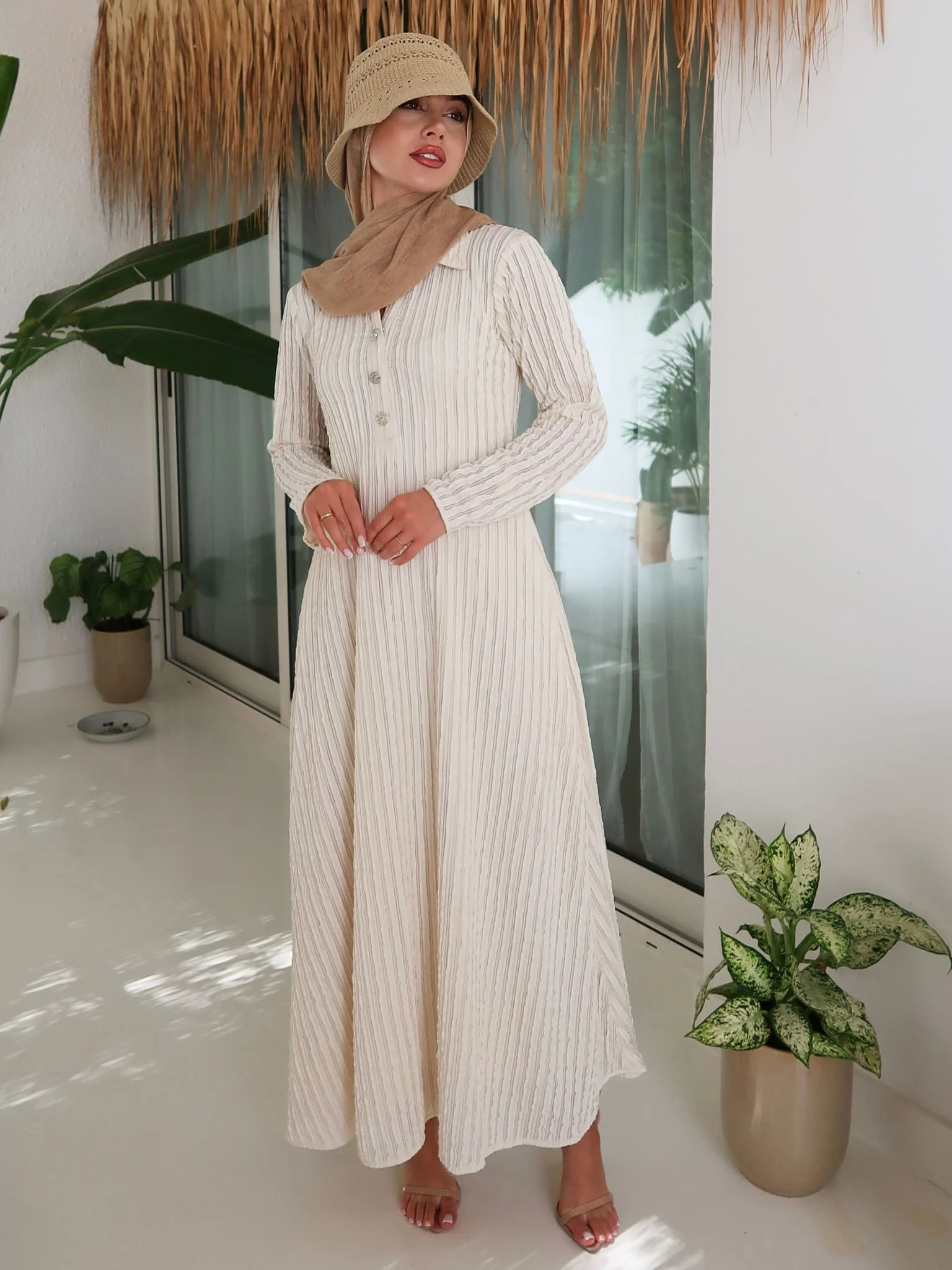 Ziva Crochet Long Dress - Image 6