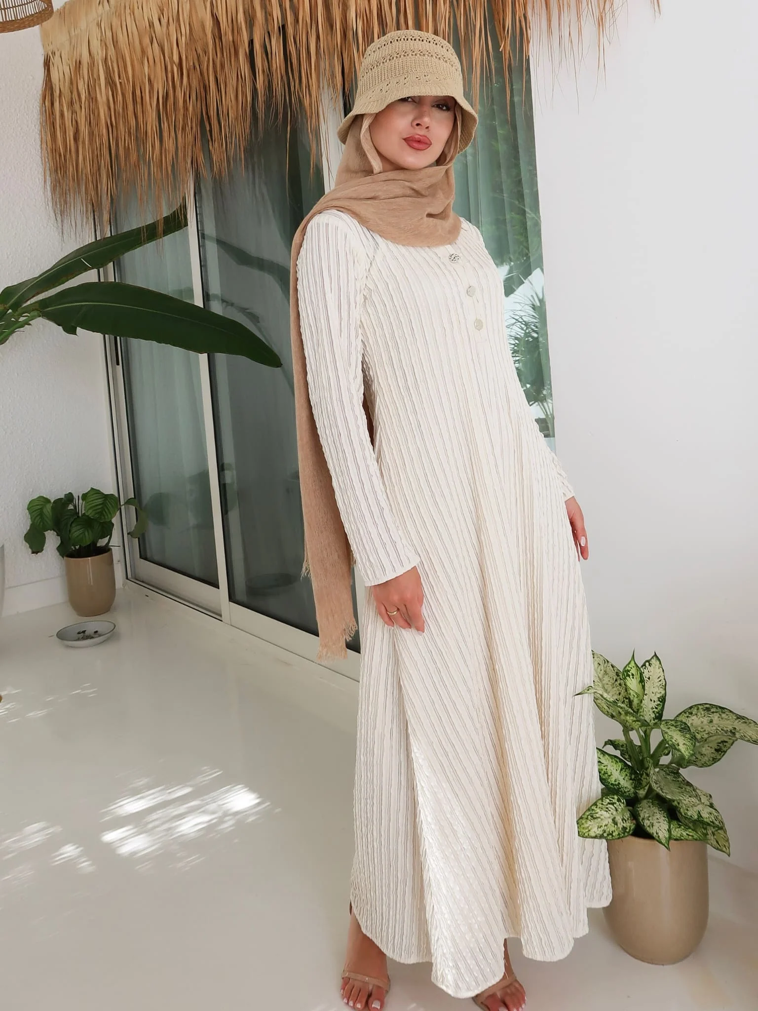 Ziva Crochet Long Dress - Image 8