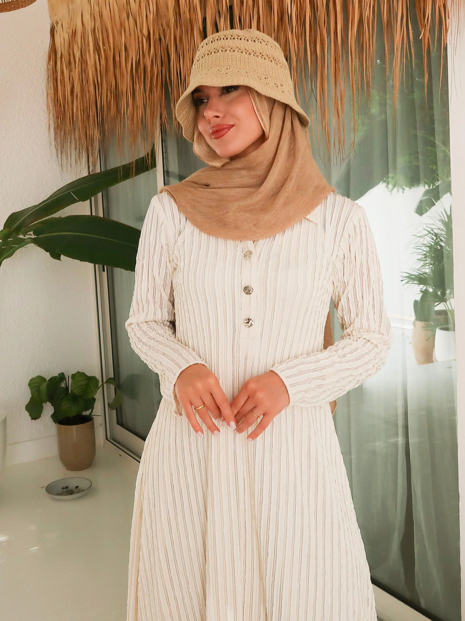 Ziva Crochet Long Dress - Image 9